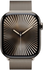 Ремінець Apple for Apple Watch 46mm - Milanese Loop Natural - S/M (MC7J4)