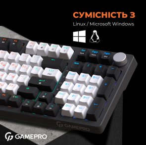  Клавіатура GamePro MK170B RGB USB Black