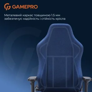 Фото: Крісло GamePro FGC750 Fabric Dark Blue (FGC750DB) № 13 | KTC