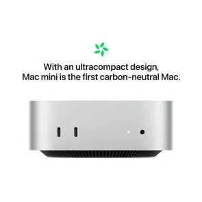 Фото: Персональний комп'ютер Apple Mac mini M4 Chip 10GPU Silver (Z1CG0008L) - Apple M4 / 24 ГБ / PCI-E SSD 512 ГБ / Apple / Apple M4 10-core GPU, UMA / 155 Вт № 5 | KTC