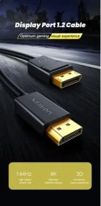 Фото: Кабель UGREEN DP102 v1.2 DP / DP 1.5m Black (UGR-10245) № 3 | KTC