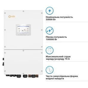 Фото: Інвертор Solis S6-EH3P50K-H 50000W № 2 | KTC