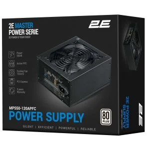 Фото: Блок живлення 2E 550W Master Power White (2E-MP550-120APFC) № 10 | KTC