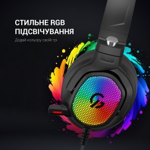 Гарнітура GamePro HS1300 7.1 RGB Black