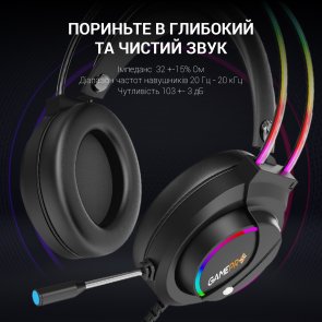 Гарнітура GamePro HS733 Black