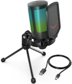 Фото: Мікрофон Fifine A6V AMPLIGAME RGB Black № 3 | KTC