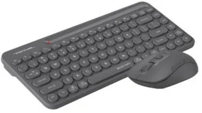 Фото: Комплект клавіатура+миша A4tech FG3200 Air2 Wireless Grey (FG3200 Air2 (Grey)) № 4 | KTC