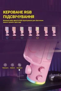 Фото: Мікрофон Fifine TAM6P Pink № 15 | KTC