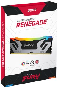 Оперативна пам’ять Kingston FURY (ex. HyperX) Renegade RGB XMP Black CUDIMM DDR5 2x24GB (KF584CU40RSAK2-48)
