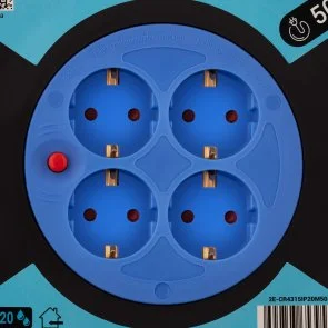 Фото: Подовжувач 2E CR4315IP20M50 4/50m Black/Blue (2E-CR4315IP20M50) № 4 | KTC