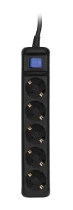 Фото: Мережевий фільтр 2E U05ES15M10BK 5/10m Black (2E-U05ES15M10BK) № 3 | KTC