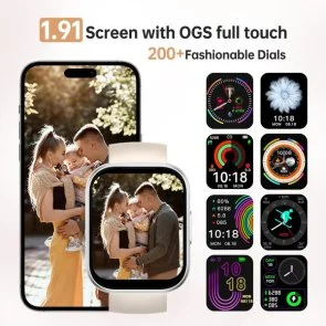 Фото: Смарт годинник Oukitel BT103 Pink (6931940767057) № 6 | KTC