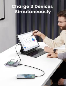 PB206 Wireless Fast Charge 10000mAh 20W Gray