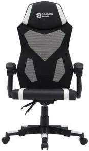 Фото: Крісло Canyon Flow MCH01 Mesh Black/White (CNE-MCH01W) № 2 | KTC