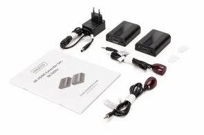 Фото: Подовжувач-перехідник Digitus HDMI-UTP-HDMI 4K/60Hz 70m Black (DS-55204) № 4 | KTC