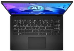 Фото: Ноутбук MSI Modern 15 H AI C1MG-099UA Classic Black (9S7-15H551-099) - 15.6" IPS 60 Гц / Intel Core Ultra 7 / Ultra 7 155H / DDR5 16 ГБ / PCI-E SSD 512 ГБ / Intel Arc graphics № 4 | KTC