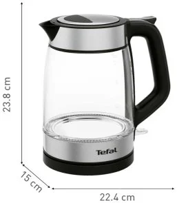 Фото: Електрочайник Tefal Glass Kettle (KI605830) № 3 | KTC