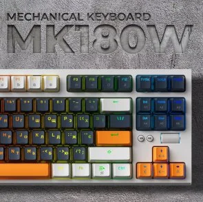 Фото: Клавіатура GamePro MK180W USB White № 20 | KTC