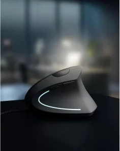 Фото: Миша Sandberg Wired Vertical Mouse Pro Black (630-14) № 6 | KTC