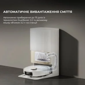 Фото: Робот-пилосос Dreame Bot X40 Ultra White (RLX63CE-Wh) № 19 | KTC