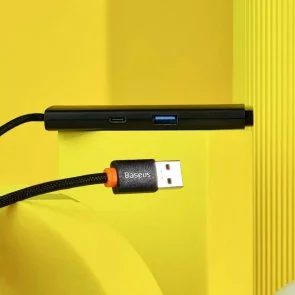 Фото: USB-хаб Baseus Lite Series 4 Port Black (WKQX030001) № 8 | KTC