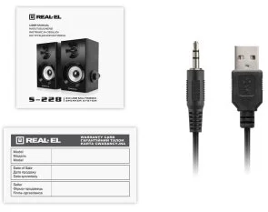 Фото: Колонки Real-EL S-228 Black (EL121200014) № 5 | KTC