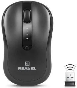 Фото: Миша Real-EL RM-450W Black (EL123200046) № 3 | KTC
