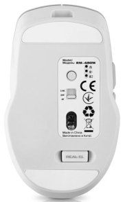 Миша Real-EL RM-480W White (EL123200050)