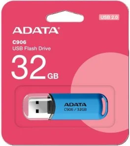 Фото: Флешка USB A-Data C906 32GB Water Blue (AC906-32G-RWB) № 2 | KTC