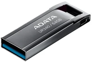 Фото: Флешка USB A-Data UR340 64Gb Black (AROY-UR340-64GBK) № 2 | KTC