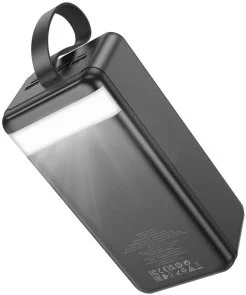 Фото: Батарея універсальна Hoco J123C 60000mAh 22.5W/PD20W 5A Black (6942007612098) № 5 | KTC