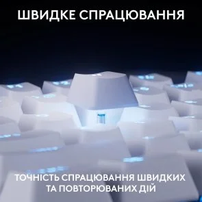 Фото: Клавіатура Logitech G Pro X TKL Rapid Linear White (920-013242) № 3 | KTC