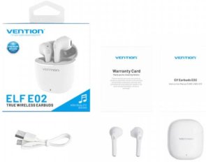 Навушники Vention Elf E02 White (NBGW0)