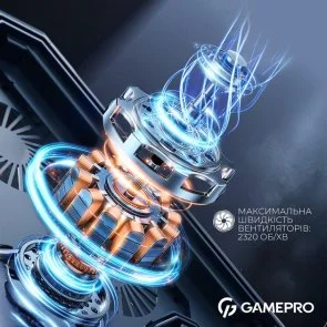 Фото: Підставка для ноутбука GamePro CP1040 Black № 12 | KTC