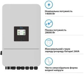 Фото: Інвертор Deye SUN-15K-SG05LP3-EU-SM2 15000W № 2 | KTC