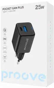 Фото: Зарядний пристрій Proove Pocket Plus GaN 25W White (WCPG25111202) № 2 | KTC