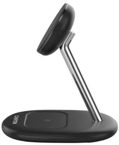 Фото: Бездротова зарядна станція Canyon WCS-205 2in1 Qi2 15W Black (CNS-WCS205B) № 5 | KTC