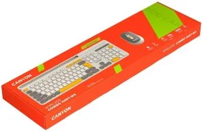 Фото: Комплект клавіатура+миша Canyon HSET-W5 Wireless Beige (CNS-HSETW5BG) № 7 | KTC
