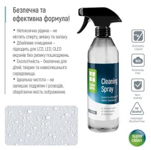 Чистячий набір ColorWay - 2 мікрофібри та спрей 550мл. (CW-5500)