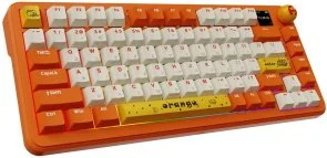 Фото: Клавіатура Ajazz AK820 Max Avocado Switch RGB With Screen Wireless Orange (AK820MAX-AS-OW) № 3 | KTC