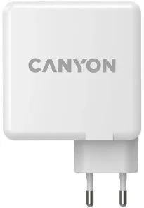 Фото: Зарядний пристрій Canyon H-100 GaN 100W White (CND-CHA100W01) № 3 | KTC