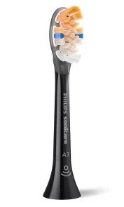 Фото: Насадка для зубної щітки Philips Sonicare A3 Premium All-in-One Black 4pcs (HX9094/88) № 4 | KTC