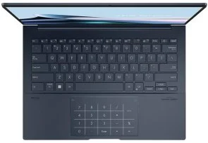 Фото: Ноутбук ASUS Zenbook 14 UX3405CA-ST781X Ponder Blue - 14" OLED 120 Гц / Intel Core Ultra 9 / 285H / DDR5 32 ГБ / PCI-E SSD 1 ТБ / Intel Arc graphics № 3 | KTC
