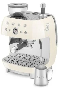 Фото: Ріжкова кавоварка Smeg Espresso coffee machine with grinder Creamy (EGF03CREU) № 7 | KTC