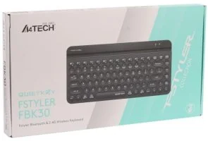 Фото: Клавіатура A4tech Fstyler FBK30 BT/WL Black (FBK30 Black) № 5 | KTC