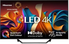 Телевізор QLED Hisense 65A7NQ (Smart TV, Wi-Fi, 3840x2160)
