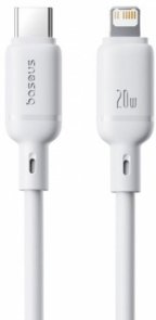  Кабель Baseus Silky Series 20W Type-C / Lightning 1m White (P10377700213-00)