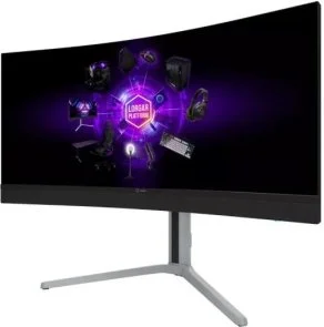 Фото: Монітор Lorgar 34MP1 Black/Milky Grey (LRG-34MP1W180C-GY) - 34" VA / 3440x1440 / 180 Гц / AMD FreeSync Compatible, Nvidia G-Sync Compatible / Pivot / HAS № 4 | KTC