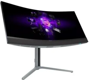 Фото: Монітор Lorgar 34MP1 Black/Milky Grey (LRG-34MP1W180C-GY) - 34" VA / 3440x1440 / 180 Гц / AMD FreeSync Compatible, Nvidia G-Sync Compatible / Pivot / HAS № 5 | KTC