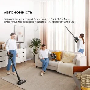 Фото: Ручний бездротовий пилосос Dreame R10 Pro Aqua (VZV15A) № 6 | KTC